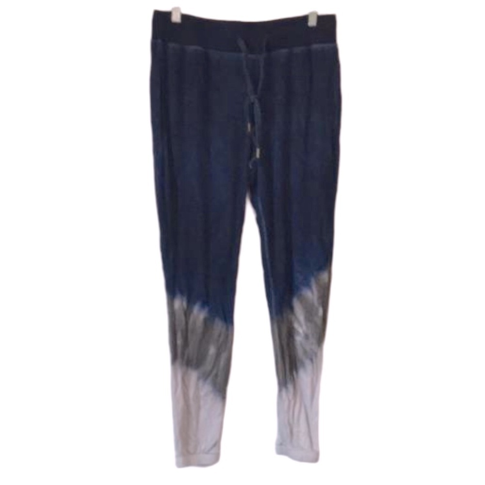 Young fabulous and broke blue gray ombre comfy jogger pants size Medium